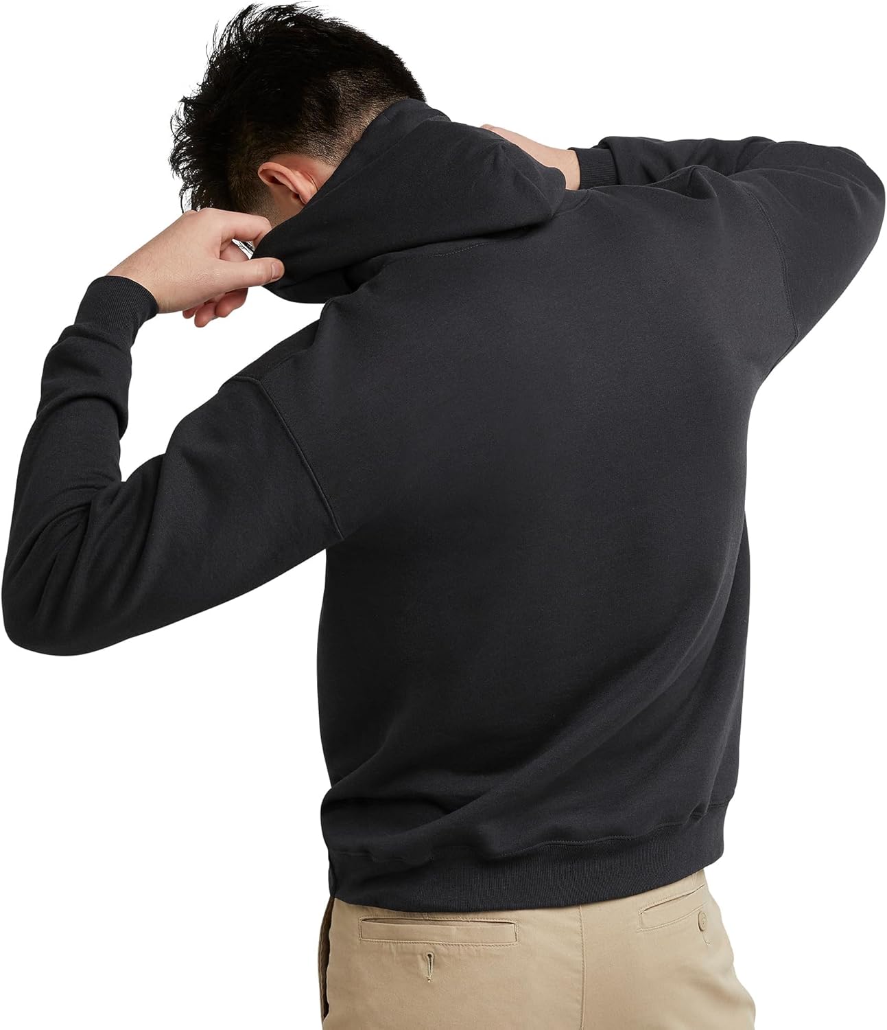 Men's EcoSmart Fleece Hoodie Sweatshirt - Image 2